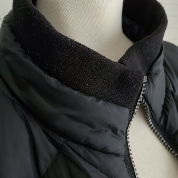 DKNY Down filled Black Puffer Jacket with Zipper Pockets Lightweight Size XL - Picture 13 of 15
